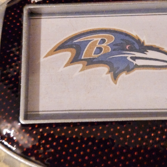 NFL Football Ornament Ravens Tree Photo Frame Christmas Gift Decor Changeable - Picture 2 of 5